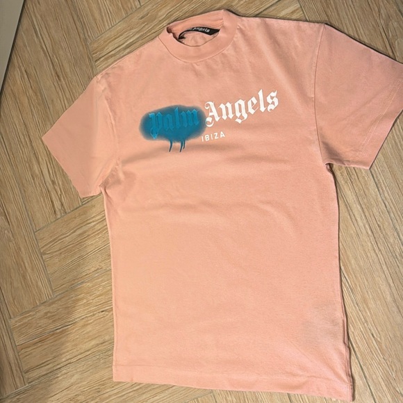 Palm Angels Sprayed Ibiza T-Shirt Size S - Picture 10 of 10